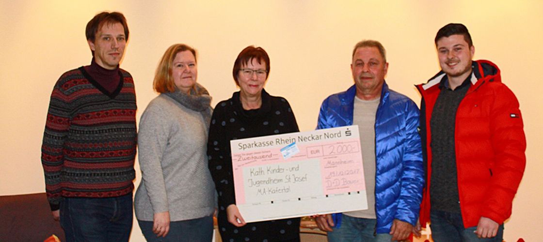 Spendenübergabe Katholisches Kinder- und Jugendheim St. Josef